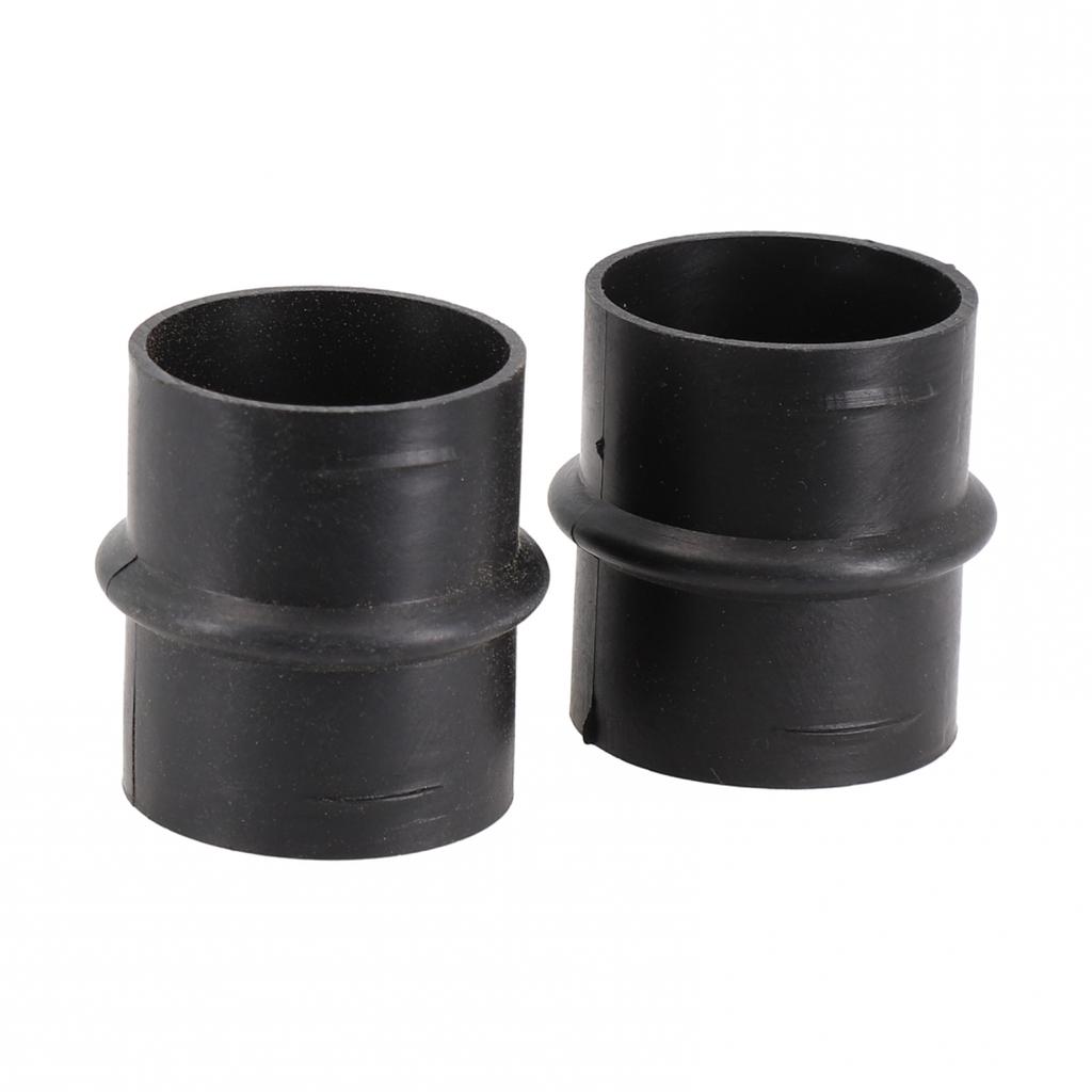 1.96\" Duct Joiner Connector 2Pc 2Pcs 2x 50mm Black