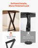 Table Legs, 740 X 472 Mm (H X W) Steel Furniture Legs, Modular Design, Easy Assembly, 1000 Kg Max Load Heavy Duty, Z Shape for Home Office Desk DIY,