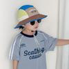 Sombrero de Sol de Ala Ancha para Niños Salidas Protección UV Gorra de Pesca Niños Niñas Exterior