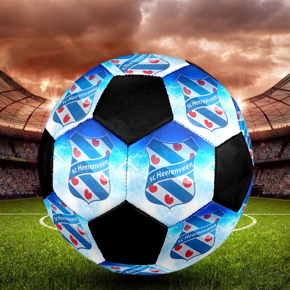 GRÖSSE 5 SC Heerenveen Fußball Bunt Alle Altersgruppen Maschinengenäht PVC Wettkampfbereit Langlebig Hoher Rückprall