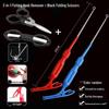 Compact Foldable Stainless Steel Fishing Scissors: Multi-functional for PE Line, Lead Sheet, and Line Ends
