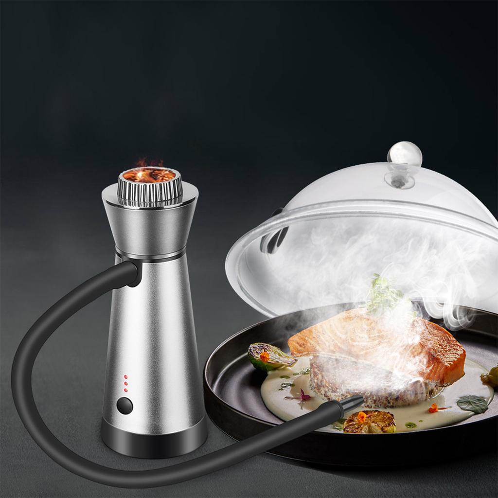 Cocktail smoker set molecular cuisine whiskey western restaurant steak home smoking wood chips