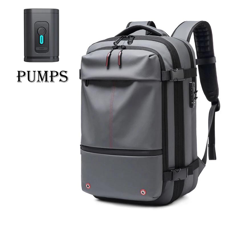 Men Travel Backpack vacuum compression Laptop Backpack 17 inch Extended Large Capacity school Backpack Hiking Business backpack