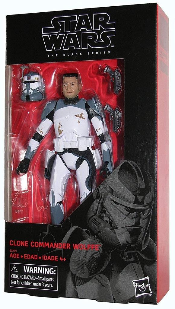 Star Wars The Clone Wars Black Series Clone Commander Wolffe Action Figure [6 Inch]