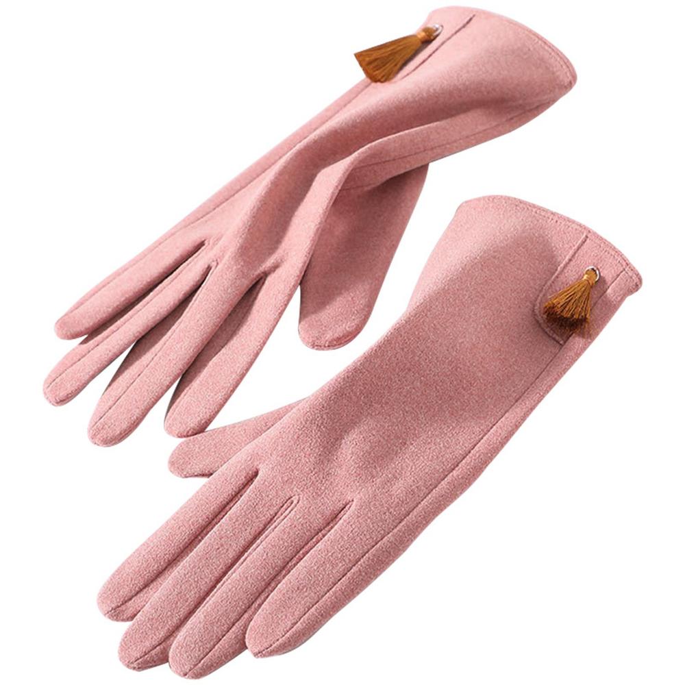 Winter-Touchscreen-Handschuhe für Damen Touchscreens Bequeme gefütterte Anti-Rutsch-Handschuhe Herbst und Winter Verdickt Warm Outdoor