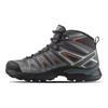 SALOMON X Ultra Pioneer Cordones Antideslizantes Resistentes al Desgaste Zapatillas Funcionales de Exterior de Caña Alta Zapatillas Unisex Gris Naranja 471966