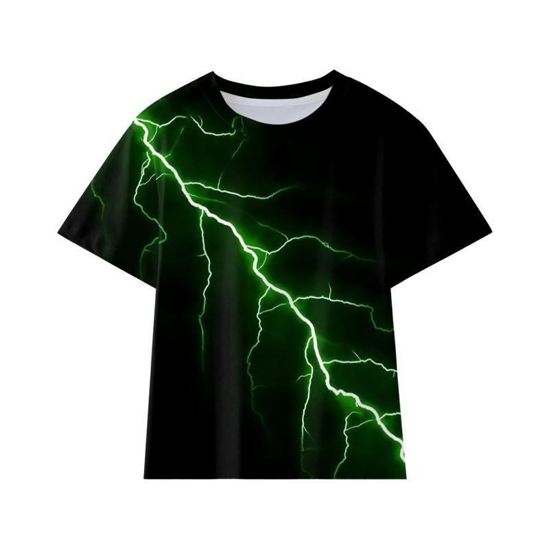 Children's Flash Series Children's Short Sleeve T-shirt 3D Printed Short Sleeve T-shirt