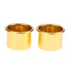 10ks Mini kulatý šálek na svíčku Zlatý kutilský svícen Držák na výrobu podnosu Příslušenství na nádobu Hliníkové díly pro domácí párty
