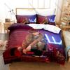 Personality Hip Hop Style Agust D Graphic New Bedding Set Soft Cozy Bed Cover Household Sleeping Bedding Ornament Gift