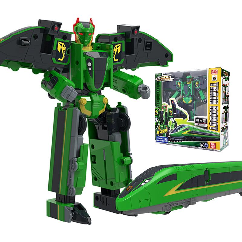 Classics China High-Speed Railway Super Train Robot Transformation Toy Deformation Car  Action Figure CHSR Toy for Kids Toys