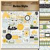 12 Sheets Retro Bee Collage Journaling Background Paper