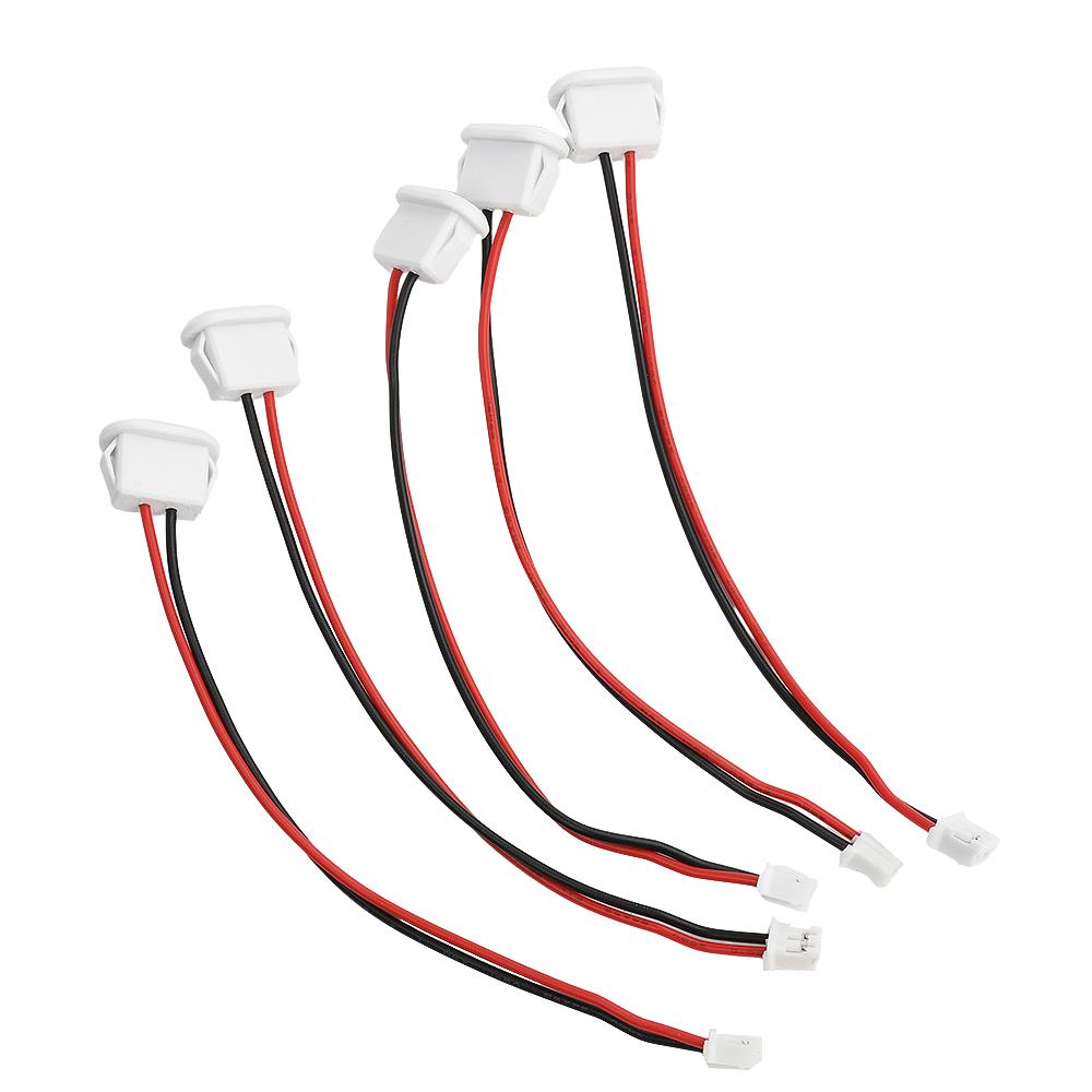 5pcs Type-C Female Chassis 2P Wire USB C Pigtail Cable Extension Power Cable IP67 Waterproof USB-C Plug to 2 Pin Bare Wire Open