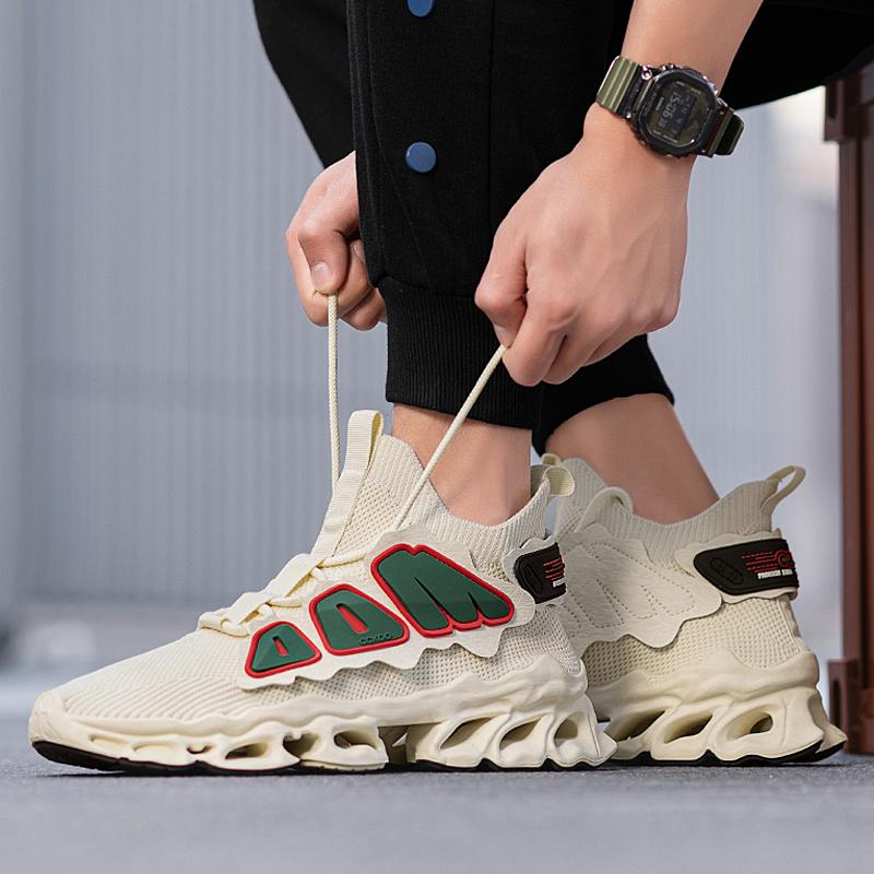 Mode CYYTL Herren Sneaker Sommerschuhe Atmungsaktiv Lässig Outdoor Wandern Sport Laufen Tennis Mode Luxus Designer Plateau Slipper