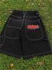 Y2k Vintage Baggy Jeans Shorts Frau Streetwear Jorts Koreanische Harajuku Gothic Übergroßen Denim Hosen Stickerei Sommer