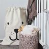 New New Large Travel Bedroom Livingroom Storage Canvas Laundry Bag Hanging Drawstring Sack Storage