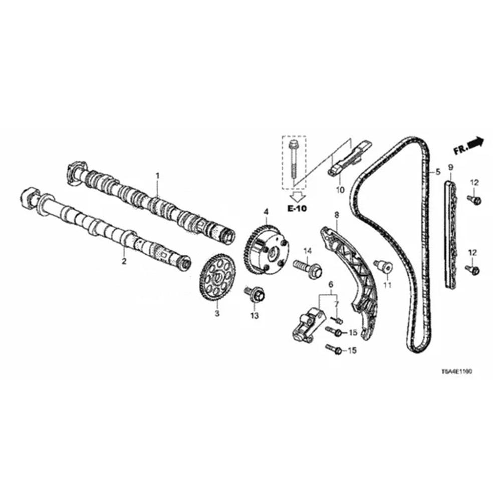 1PC New Cam Chain Tensioner Replacement For 2015-2020 Honda Fit # 14510-5R1-003