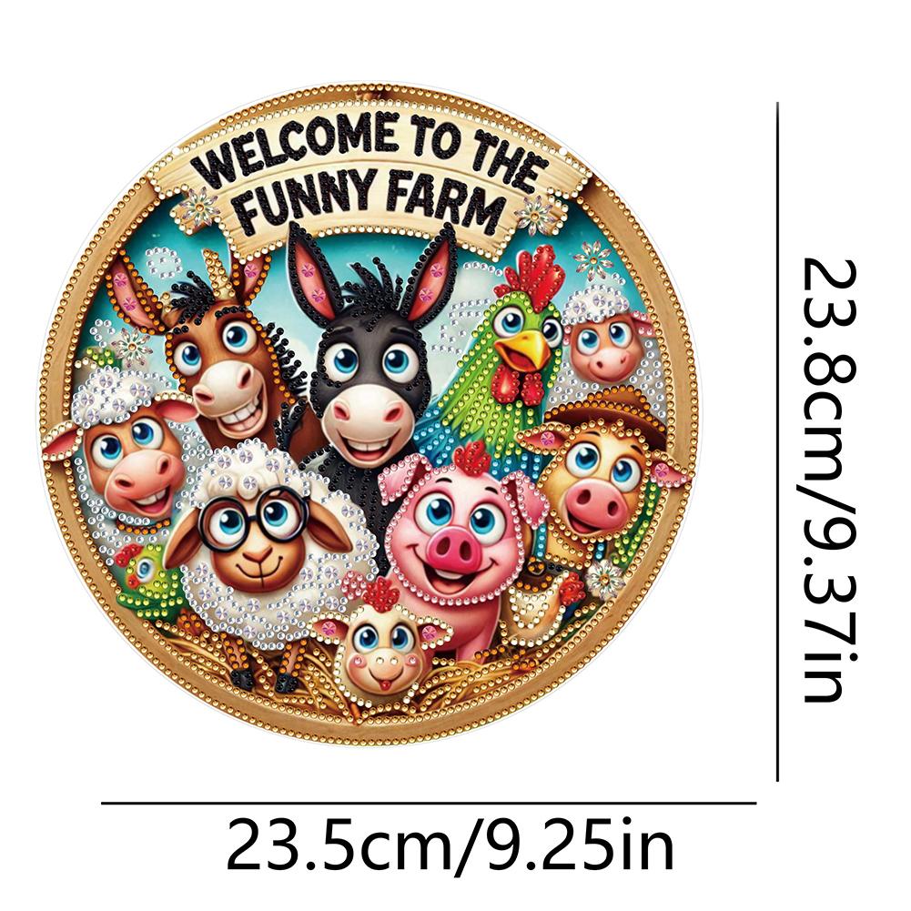 Diamantmalerei Heimdekoration 5D DIY Diamantmalerei Punkte Anhänger Strassstein Diamantkunst Fensteranhänger für Heimwanddekoration