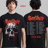 Seether Break The Cycle Tour 2026 Shirt North America Merch Bloody Skull Concert