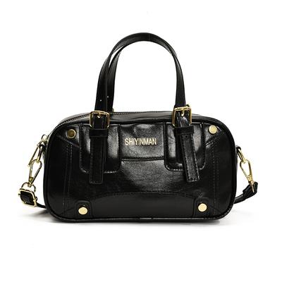 Bowlingtasche Damenhandtasche Herbst und Winter Großraumtasche Umhängetasche Damen vielseitige Pendlertasche Einzelne Schulter Tragbar