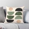 Shapes Beige Green Black Square Pillowcase Polyester Linen Velvet Pattern Zip Decorative Room Cushion Cover Wholesale