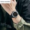 Neue elektronische Uhr mit Einzeldisplay, Kaltlicht-Digitaluhr, einfache, multifunktionale, wasserdichte elektronische Uhr für Outdoor-Sportarten