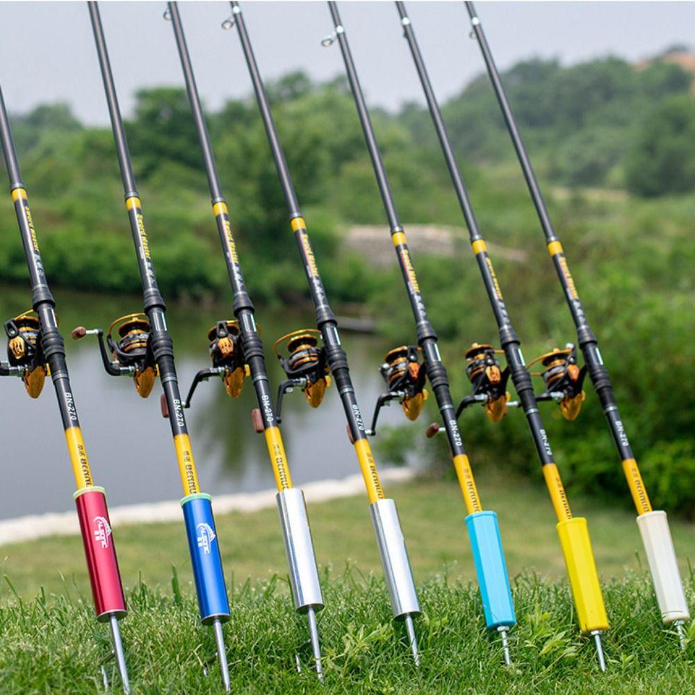 Ground Insertion Fishing Rod Holder Metal Fishing Rod Socket Sea Rod Bracket  Fishing Rod