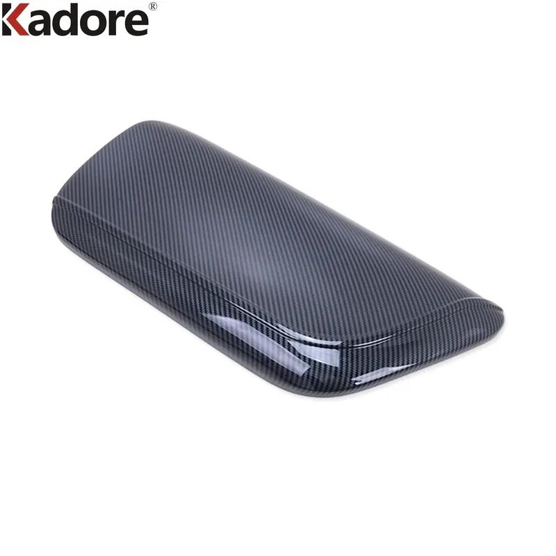 For Toyota Camry 70 2018      Carbon Car Console Armrest Box Panel Cover Trim Interior Molding Accessories