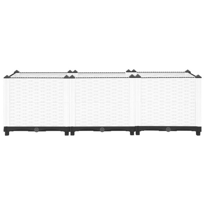 VidaXL Lit surélevé 120x40x38 cm Polypropylène 153310