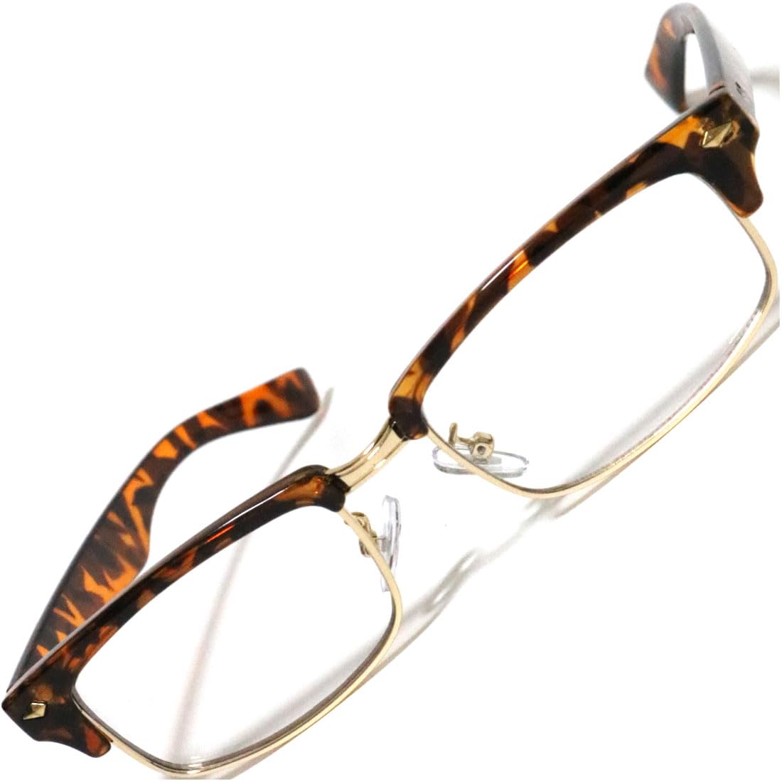 

FashionBerry Brown Clear Fashion Glasses with Clear Slightly and UV Demi-Gold Non-Prescription Glasses, Lenses, Tough, Bad, Men s Women s Eyeglasses,