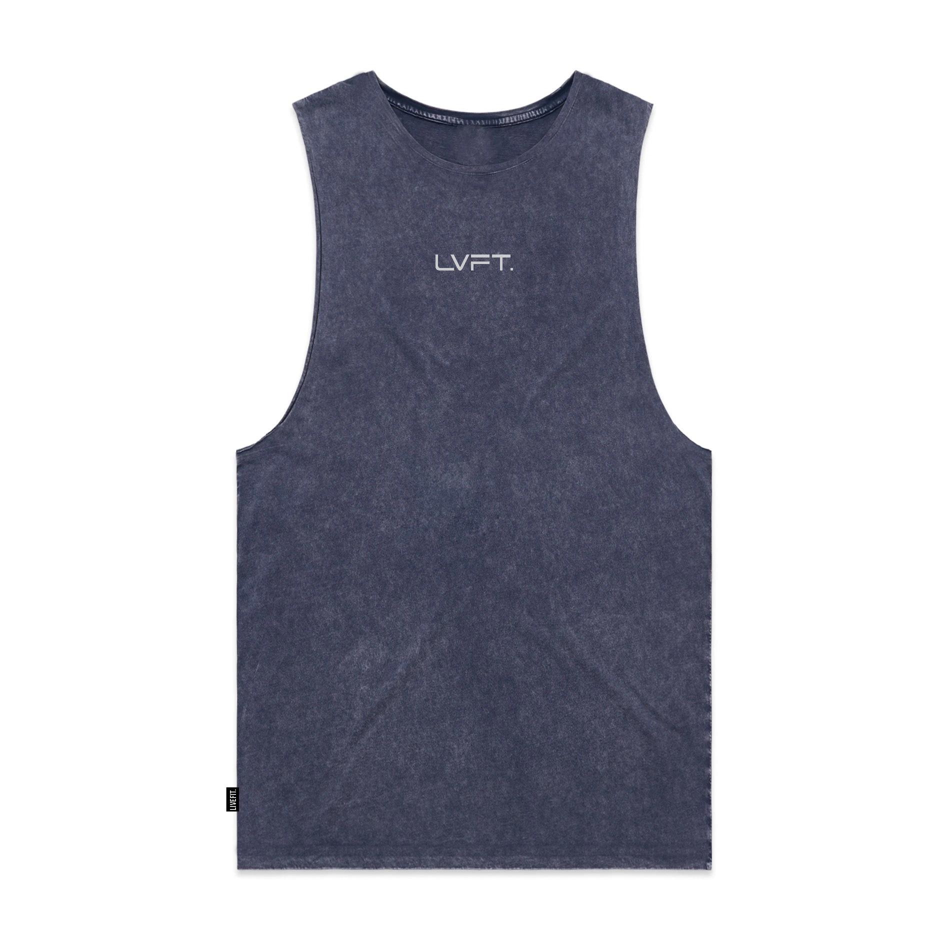 

Men s LVFT Breathable Summer Sports Vest for Basketball, Running, Boxing, Training, and Casual Wear XXXL темно-синий