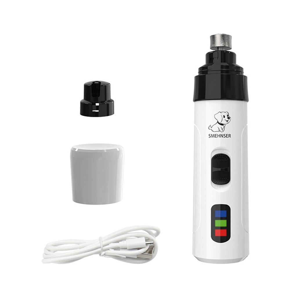 Pet Nail Grinder Dog Electric Nail Clippers Cat Rechargeable Nail Clippers LED Nail Clippers Set