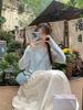 2026 Spring/Summer Polka Dot A-line Skirt for Women - Slimming & Versatile Hip-Covering for Early Autumn Casual Wear