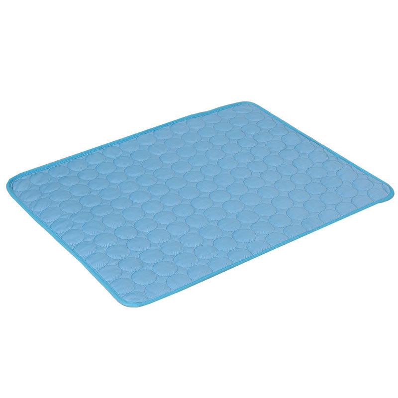 Summer Pet Cooling Mat Breathable Ice Blanket for Dogs Cats Pets Sleep Cold Bed Washable Ice Silk Pads Cushion Pet Accessories