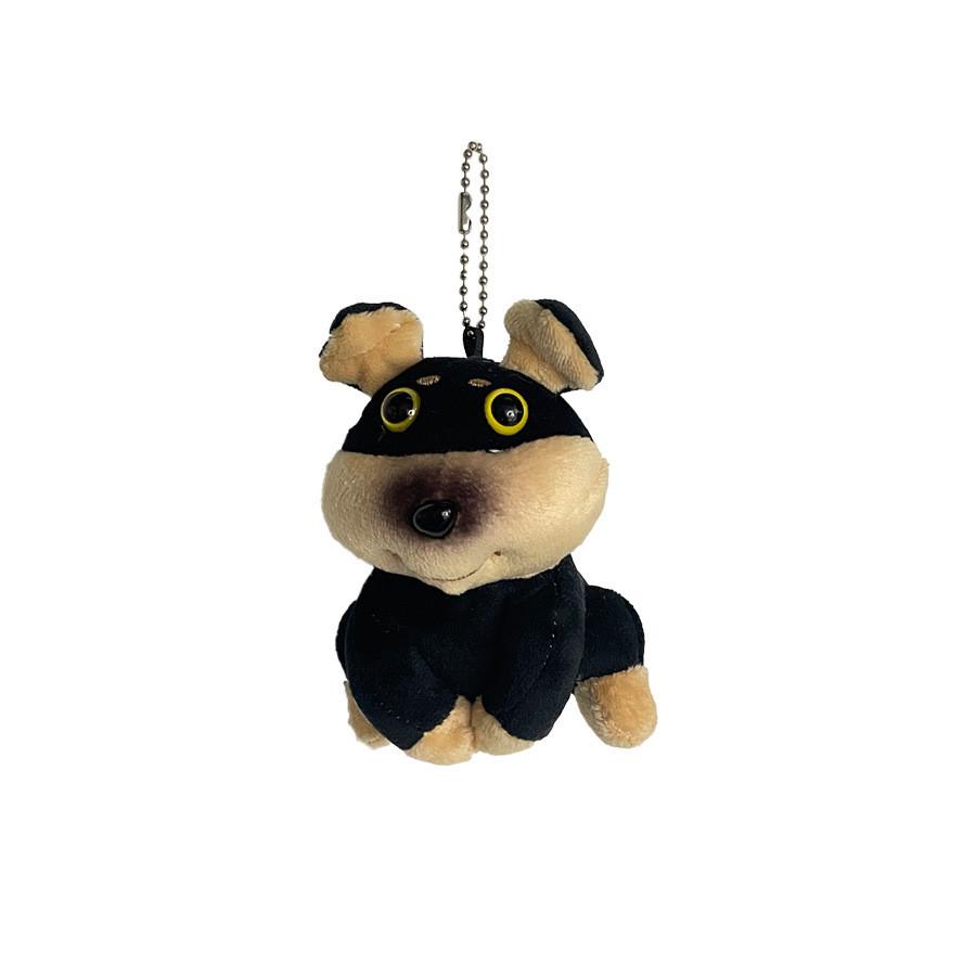 Adorable Bee Dog Plush Keychain Cute Stuffed Animal For Bags And Gifts 10cm