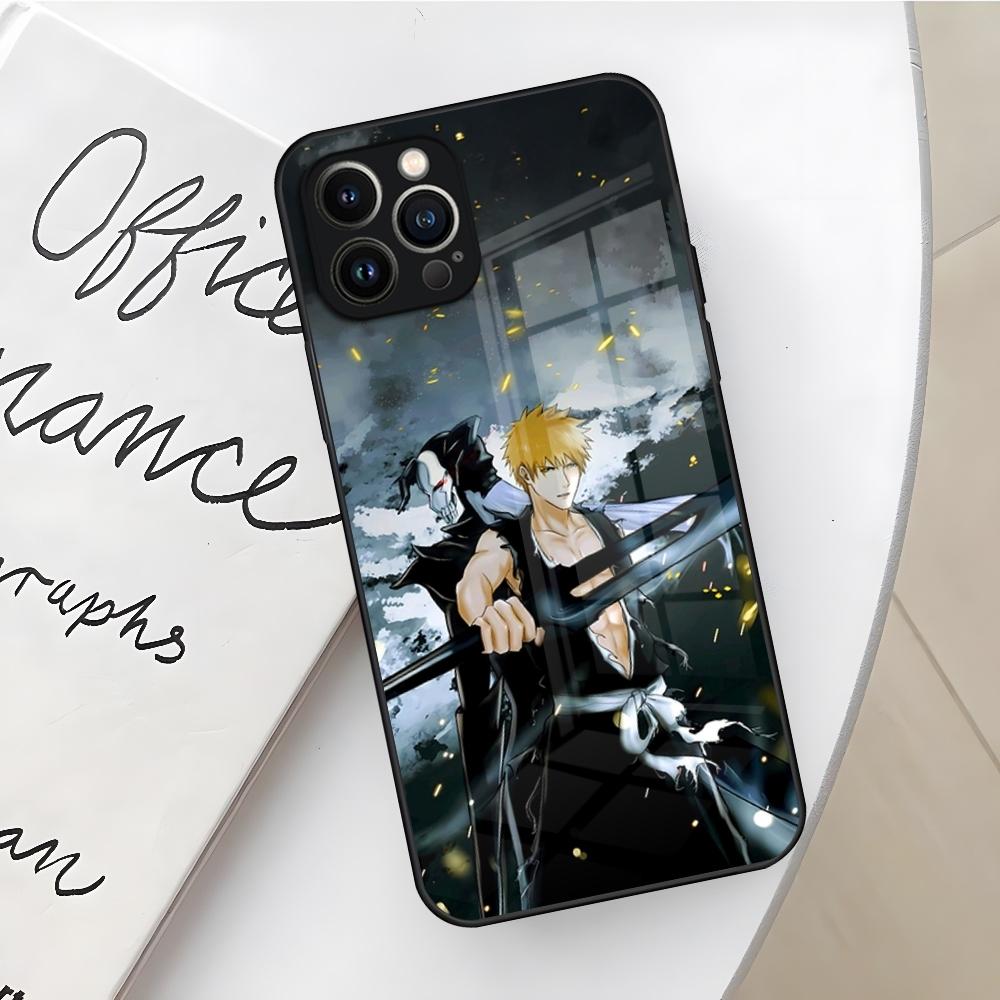 Bleach Kurosaki Ichigo Phone Case for Iphone 17 16 Air 15 14 12 11 13 Pro Max Mini X Xr Xs Se Puls Glass Cover