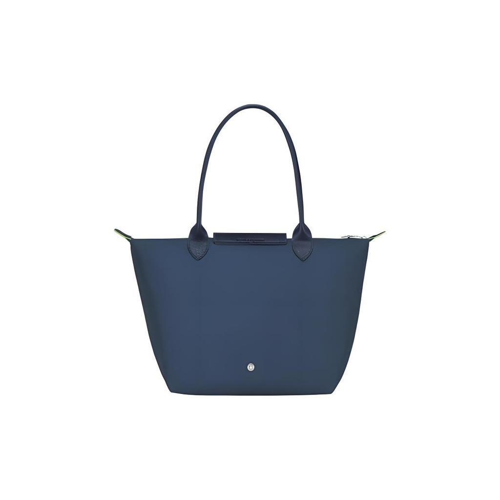 Longchamp Le Pliage Mode Lässig Faltbare Tasche Klappenverschluss Leder Umhängetasche Damen Taschen Dunkelblau 2605919P57