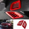 For Honda Accord 2018- Glossy Red Front Dash AC Air Outlet Vent Covers 2X