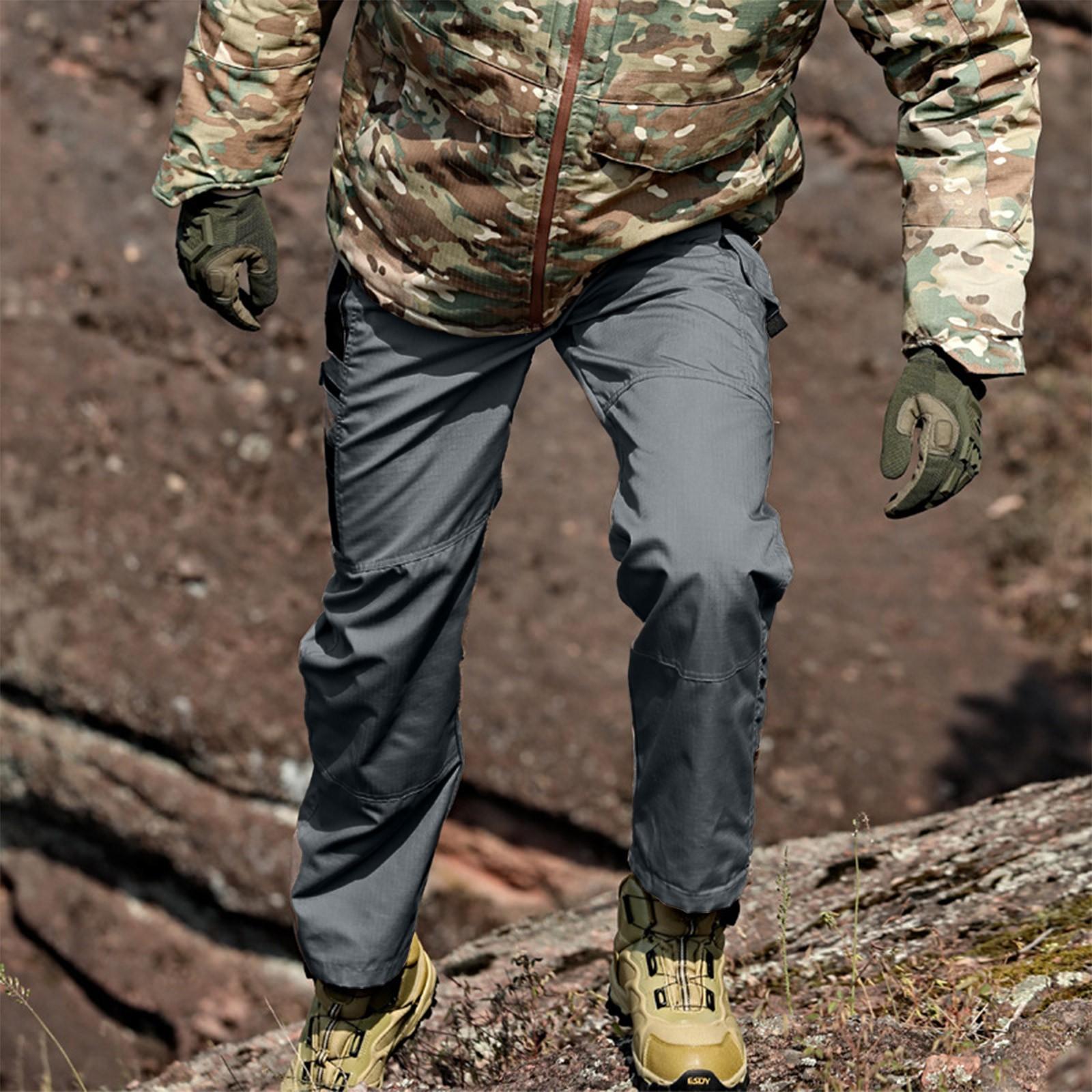 

Мужские брюки Мужские мешковатые комбинезоны с множеством карманов Мужские уличные брюки с множеством карманов Штаны с множеством карманов M