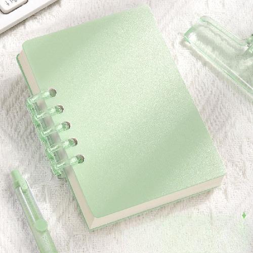 80 Sheets Square Lined A7 Pocket Notebook - High Quality Loose-leaf Mini Diary Book for Student School Supplies