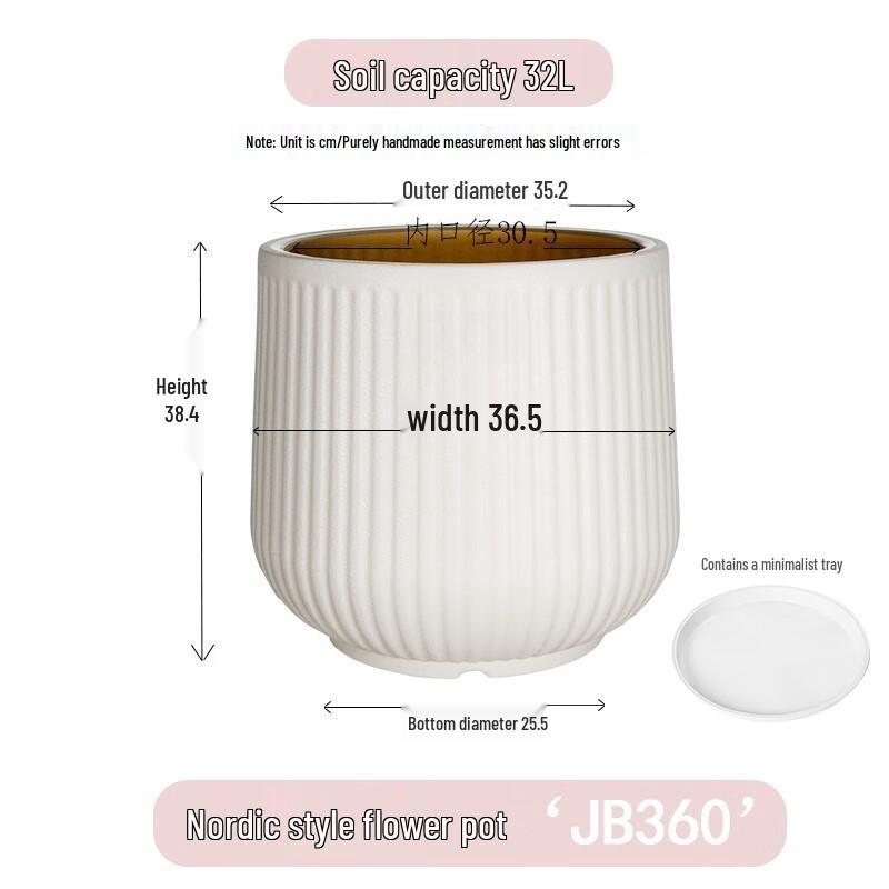 KEYSHEEL Antique Roman Style Plastic Flower Pot