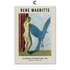 Rene Magritte Therapeut Surrealismus Moderne Nordic Poster Und Drucke Wand Kunst Leinwand Malerei Wand Bilder Für Wohnzimmer Dekor