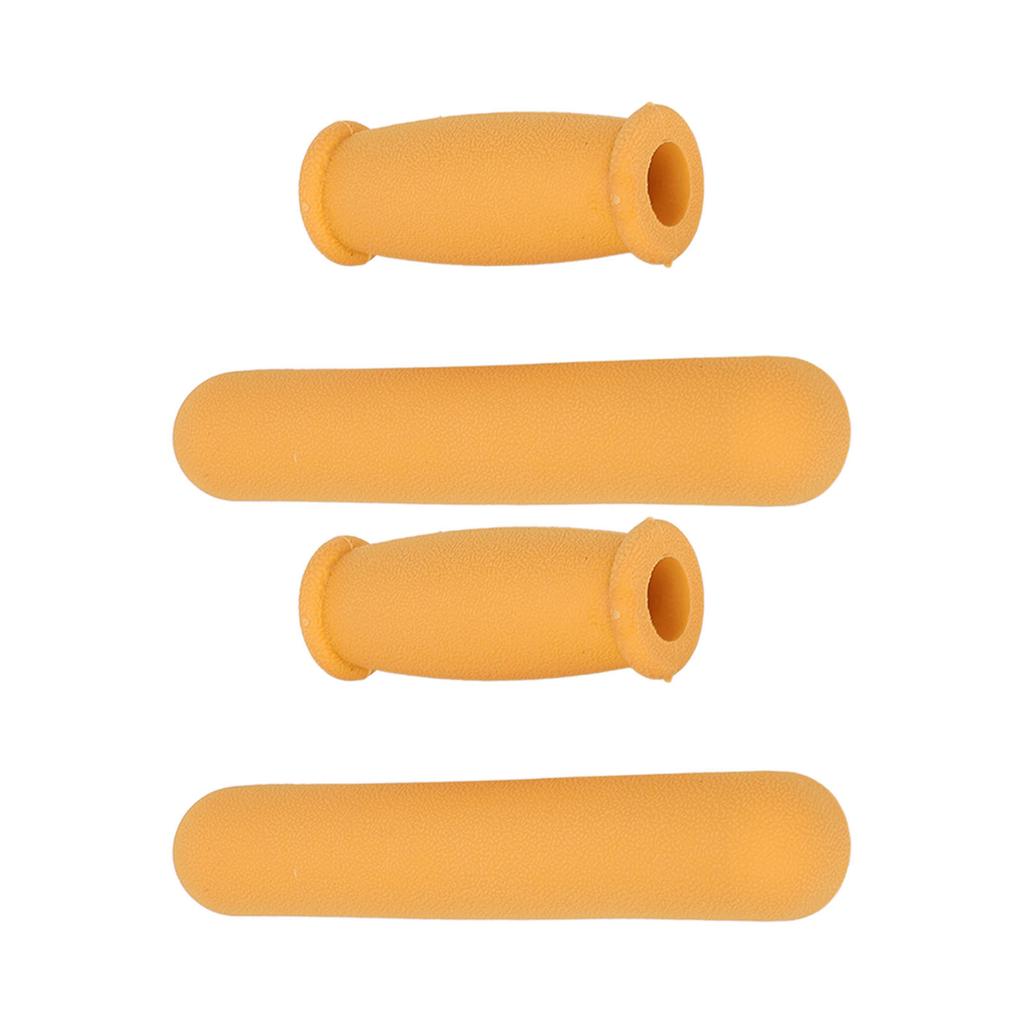 4 Stück Extra Dick Gepolsterte Rutschfeste TPU Krücken Ersatzpolster für Achselhöhlen Handgriffe für Standard Aluminiumkrücken