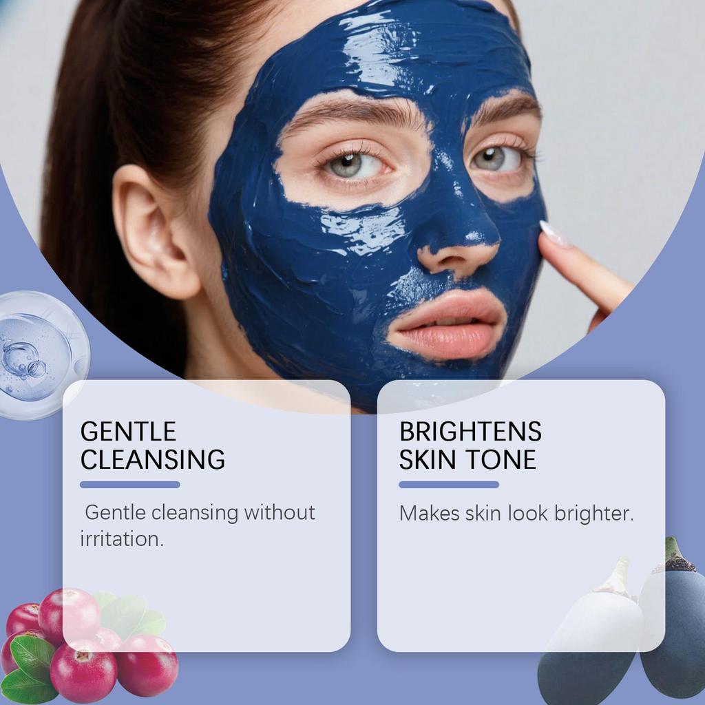 Cleansing Brightening Mask Powder Gentle Cleansing Moisturizing Smooth Skin Daily Care Mask Powder Firm,Reduces Wrinkles & Fine
