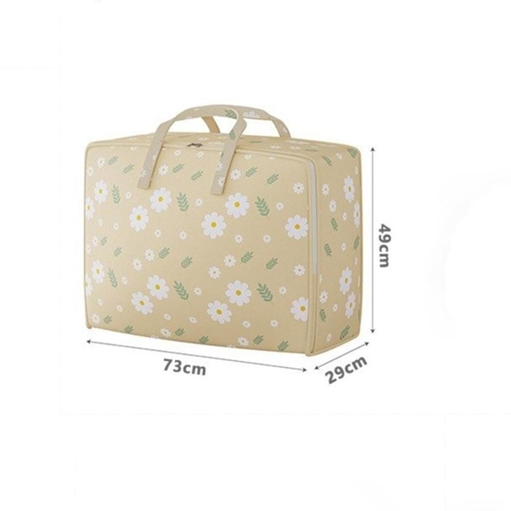 

с ручкой Сумка для хранения одеял Складная Переносная сумка для хранения одеял для дома Beige-73*49*29cm