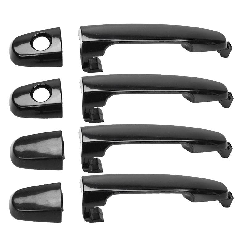 Durable 4 PCS(Front Rear Left Right)Outer Outside Exterior Door Handle