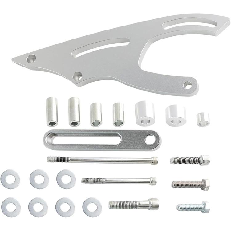 Corrosion Resistant Steering Bracket Kit Adjustable Steering Holder for Car Block 289 302 351W Saginaw Pump Driver Side Mount