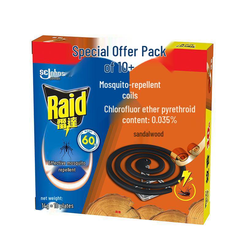 Mosquito Coil Holder & Grass-Scented Smokeless Repellent, Sandalwood Mosquito Killer Coils, Anti-Mosquito Solution, 10-40 Coils