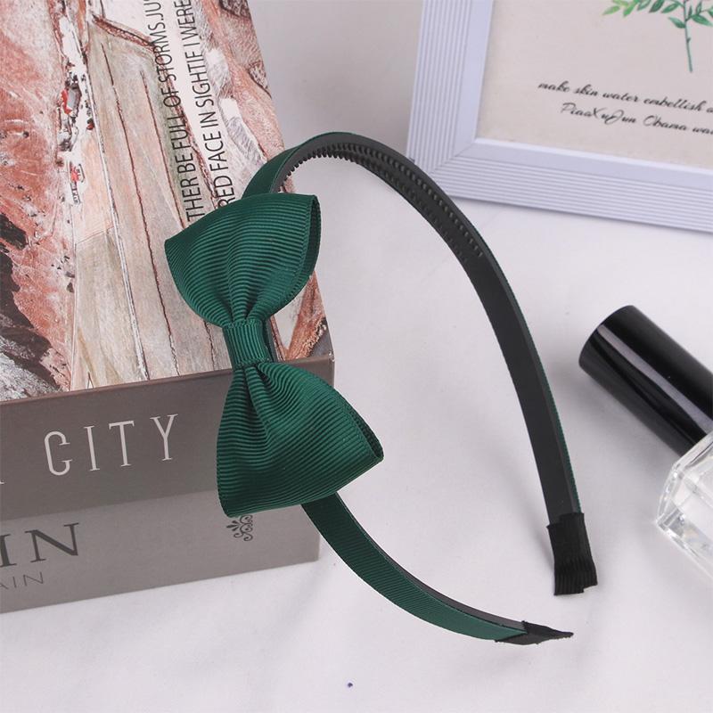 1PCS Cute Solid Color Ribbon Hair bands for Baby Girls Bows summer Headband for girls Kids Fashion Hair Aceessories  FDr10