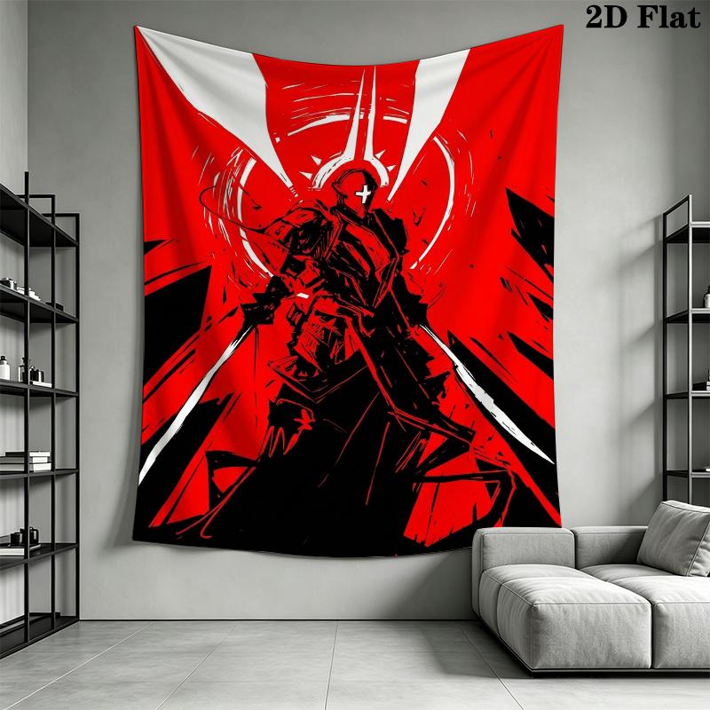 ULTRAKILL Wall Tapestry Aesthetic Wall Hanging Printed Fabric Blanket Decorative Tapestries for Bedroom Living Room Home Decor