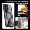 For Samsung Galaxy S25 Ultra Magnetic Case Kickstand TPU + Acrylic Phone Cover